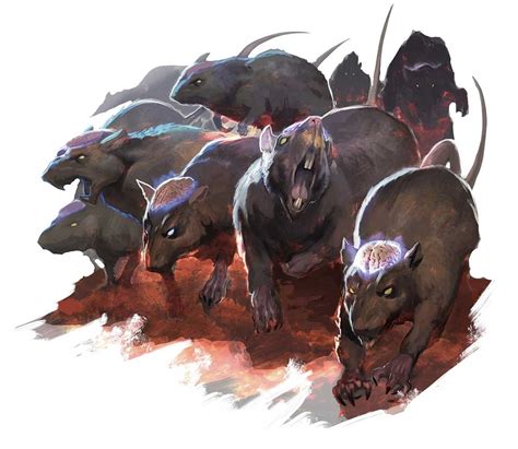 Two <b>swarms</b> <b>of rats</b> occupying the same space become a single <b>swarm</b>. . Swarm of rats 5e